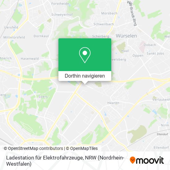 Ladestation für Elektrofahrzeuge Karte