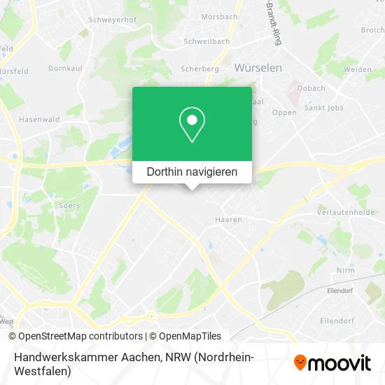 Handwerkskammer Aachen Karte