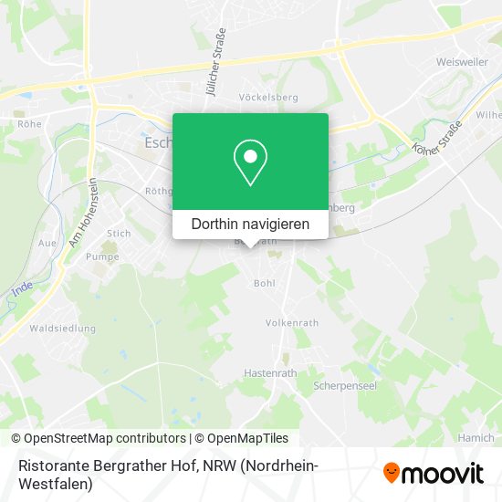 Ristorante Bergrather Hof Karte