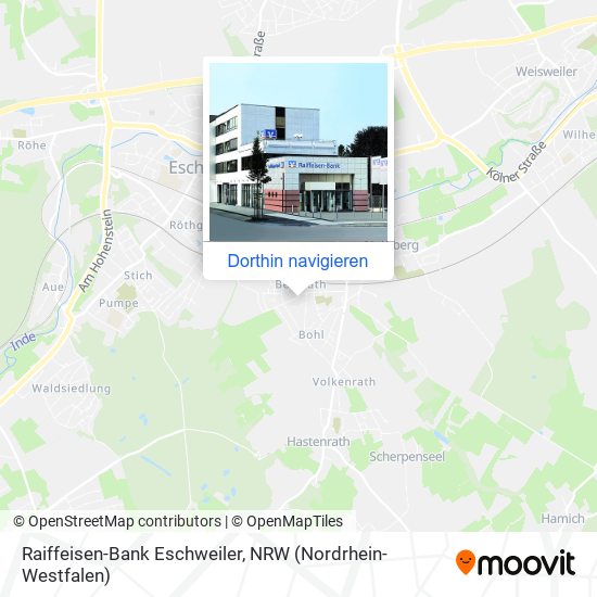 Raiffeisen-Bank Eschweiler Karte