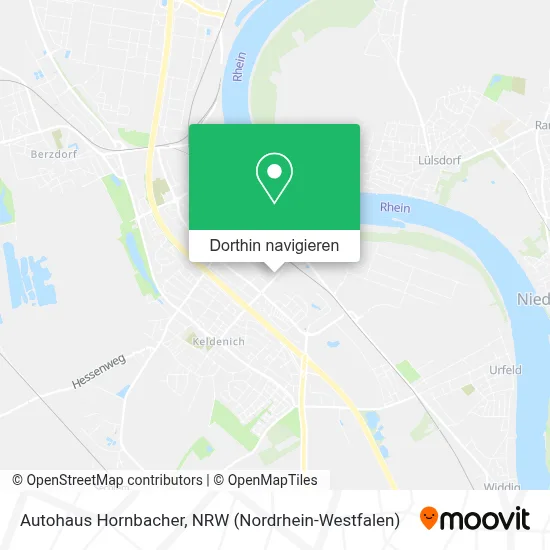 Autohaus Hornbacher Karte
