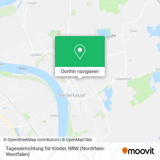 Tageseinrichtung für Kinder Karte