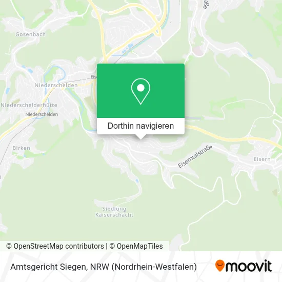Amtsgericht Siegen Karte