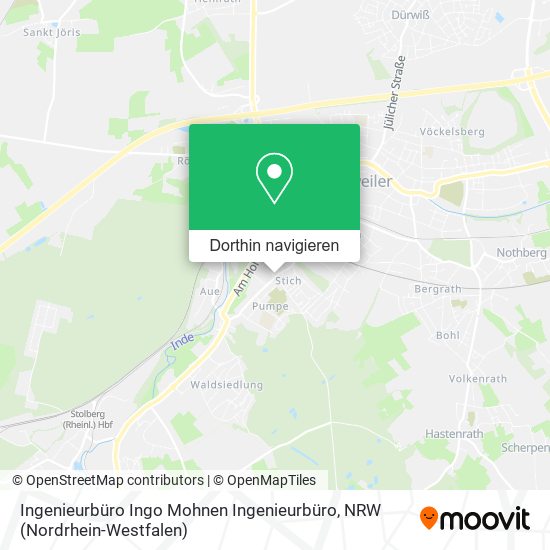 Ingenieurbüro Ingo Mohnen Ingenieurbüro Karte