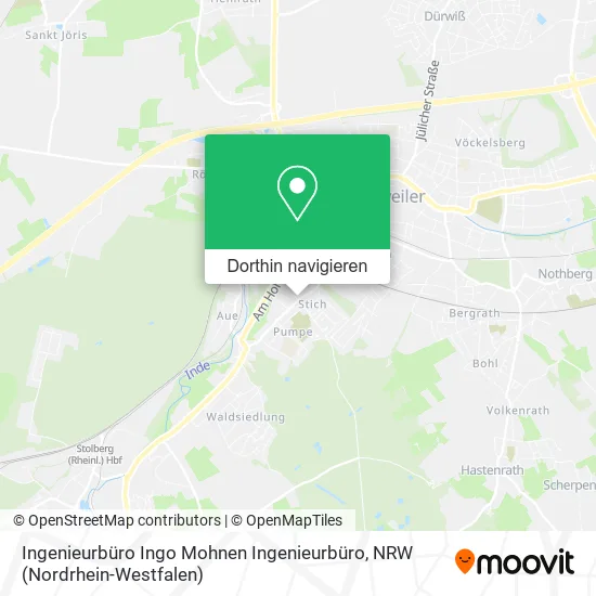 Ingenieurbüro Ingo Mohnen Ingenieurbüro Karte