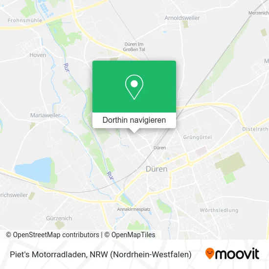 Piet's Motorradladen Karte