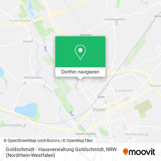 Goldschmidt - Hausverwaltung Goldschmidt Karte