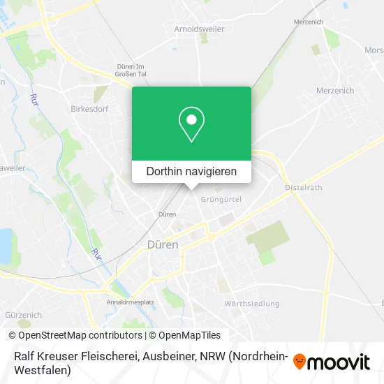 Ralf Kreuser Fleischerei, Ausbeiner Karte