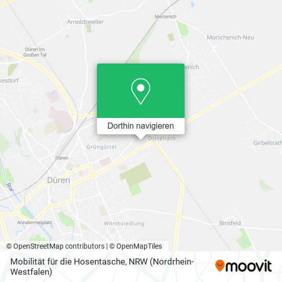 Mobilität für die Hosentasche Karte