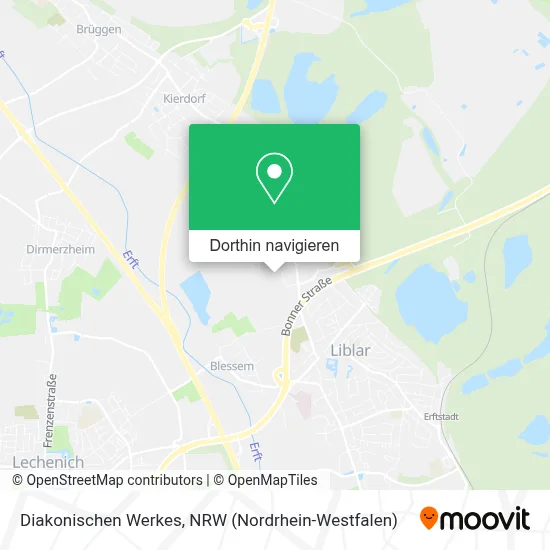 Diakonischen Werkes Karte