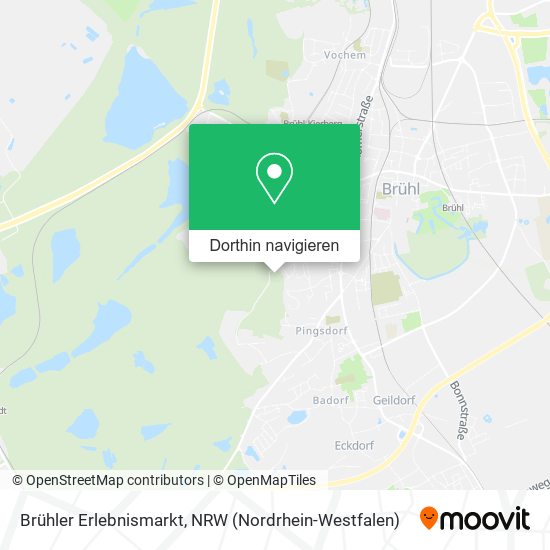 Brühler Erlebnismarkt Karte