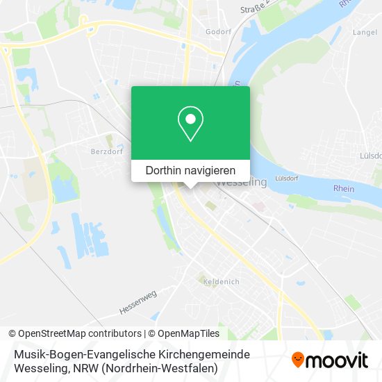 Musik-Bogen-Evangelische Kirchengemeinde Wesseling Karte