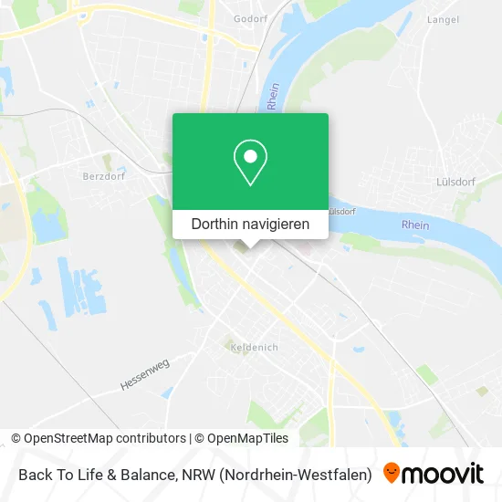 Back To Life & Balance Karte