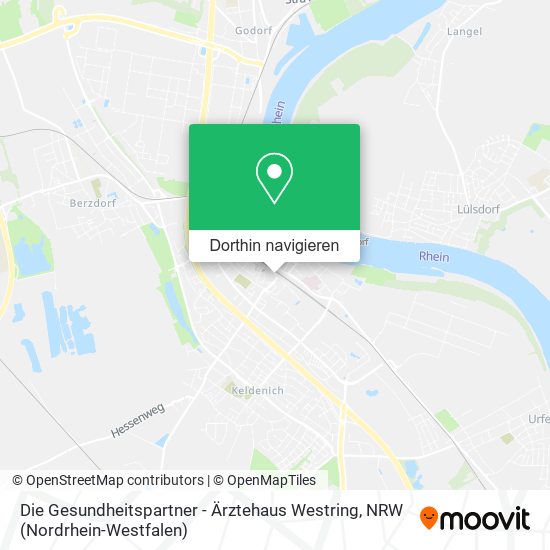 Die Gesundheitspartner - Ärztehaus Westring Karte