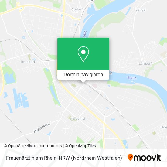 Frauenärztin am Rhein Karte