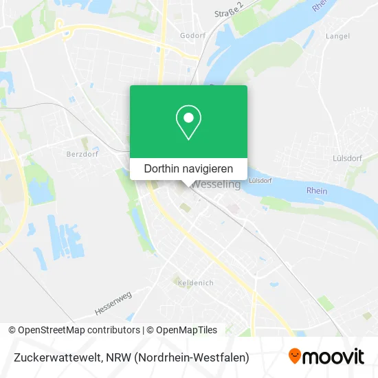 Zuckerwattewelt Karte