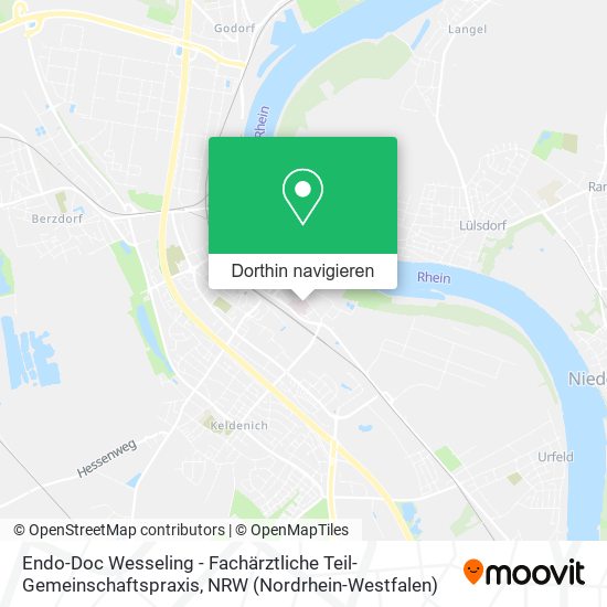 Endo-Doc Wesseling - Fachärztliche Teil-Gemeinschaftspraxis Karte
