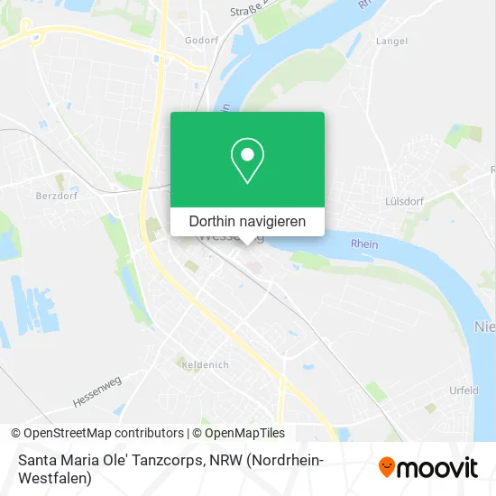 Santa Maria Ole' Tanzcorps Karte