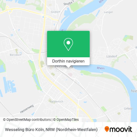 Wesseling Büro Köln Karte