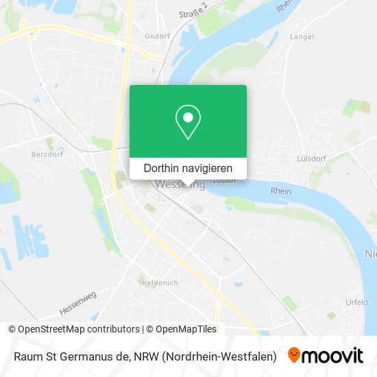 Raum St Germanus de Karte