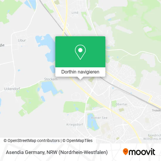 Asendia Germany Karte