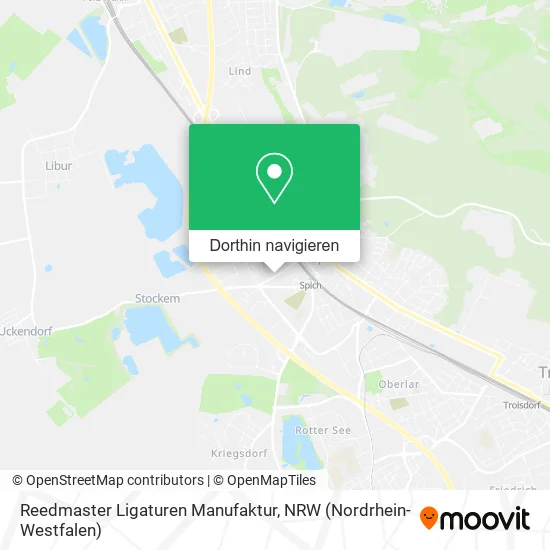 Reedmaster Ligaturen Manufaktur Karte