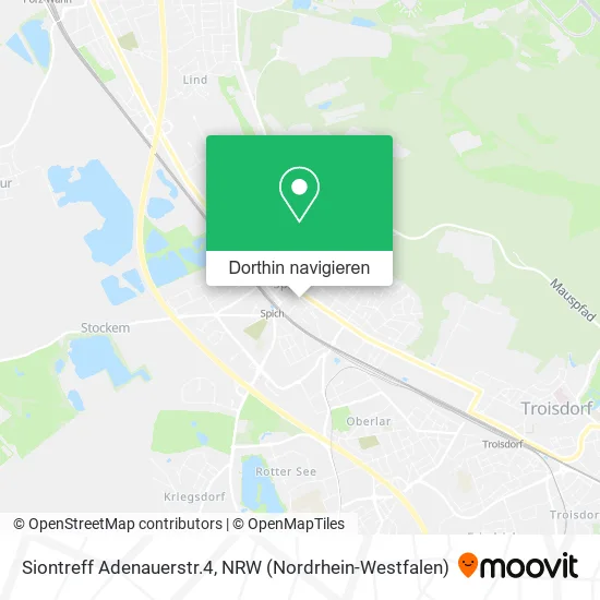 Siontreff Adenauerstr.4 Karte