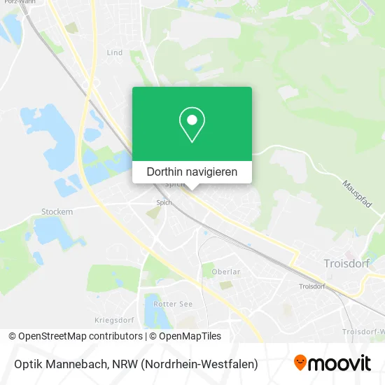 Optik Mannebach Karte