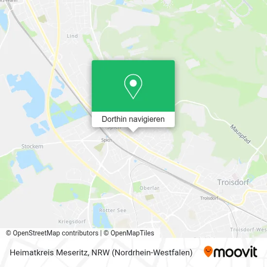 Heimatkreis Meseritz Karte