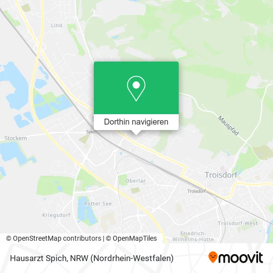 Hausarzt Spich Karte