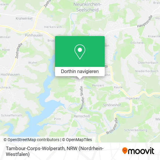 Tambour-Corps-Wolperath Karte