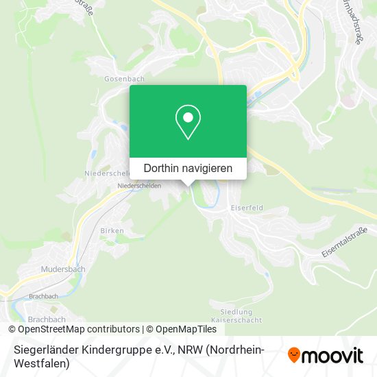 Siegerländer Kindergruppe e.V. Karte