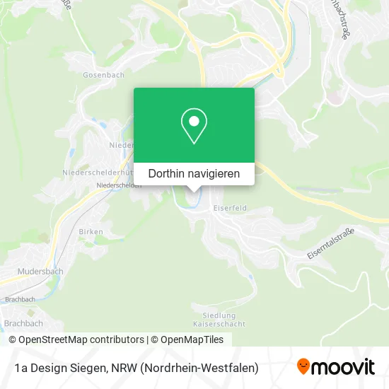 1a Design Siegen Karte