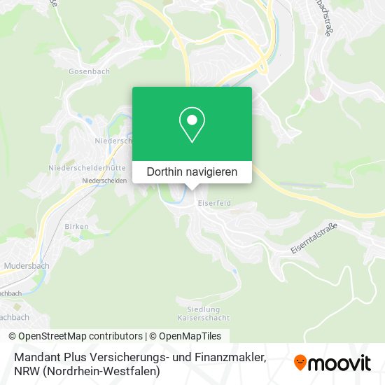 Mandant Plus Versicherungs- und Finanzmakler Karte