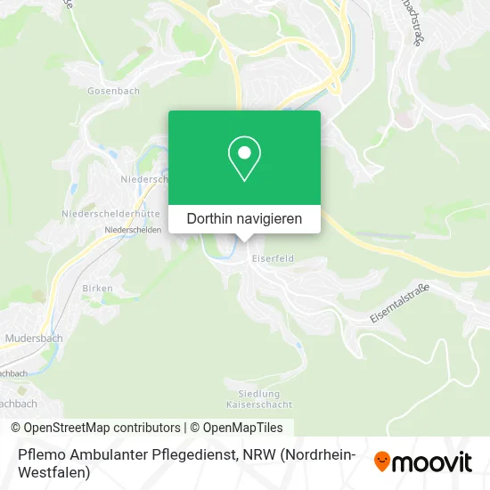 Pflemo Ambulanter Pflegedienst Karte