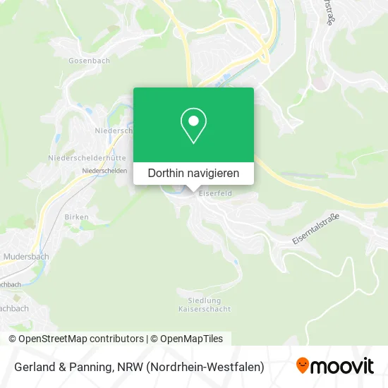 Gerland & Panning Karte