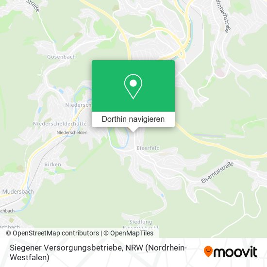 Siegener Versorgungsbetriebe Karte