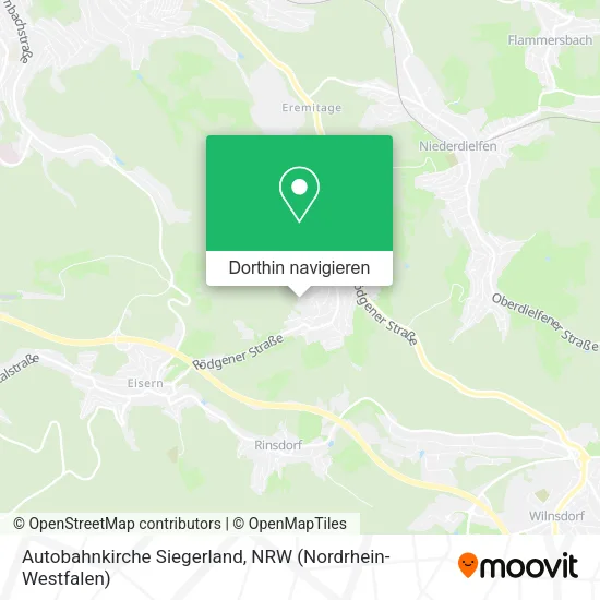 Autobahnkirche Siegerland Karte