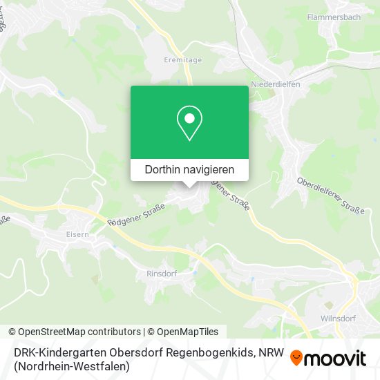 DRK-Kindergarten Obersdorf Regenbogenkids Karte