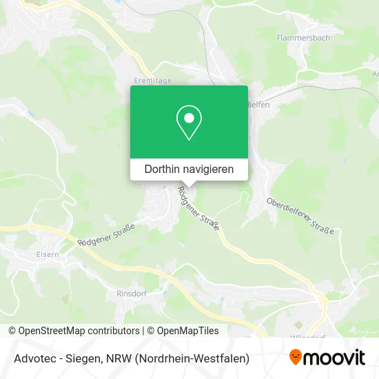 Advotec - Siegen Karte
