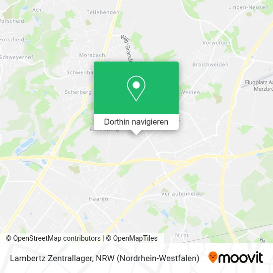 Lambertz Zentrallager Karte