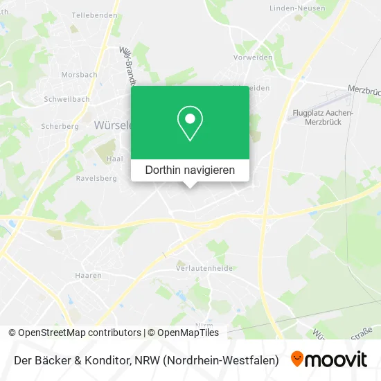 Der Bäcker & Konditor Karte