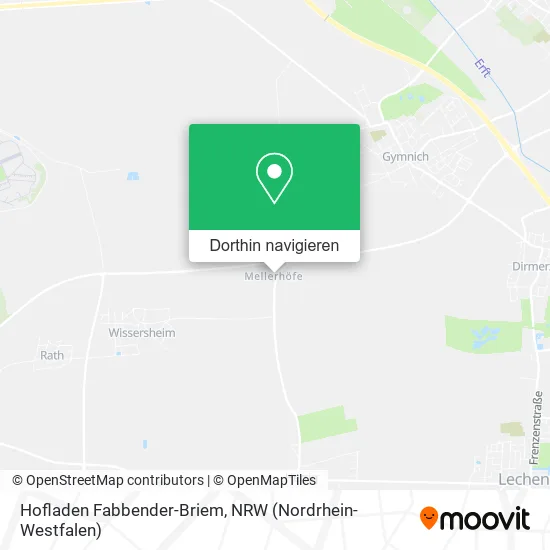 Hofladen Fabbender-Briem Karte