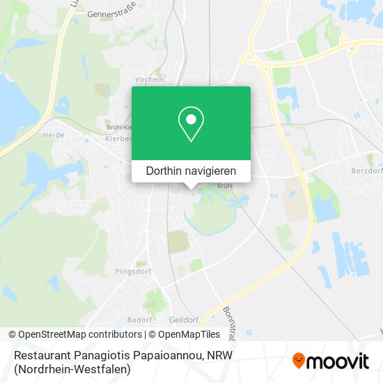 Restaurant Panagiotis Papaioannou Karte