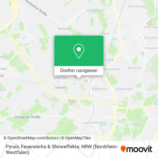 Pyraix, Feuerwerke & Showeffekte Karte