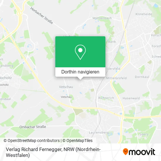 Verlag Richard Fernegger Karte