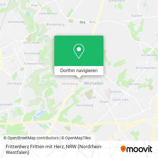 Frittenherz Fritten mit Herz Karte