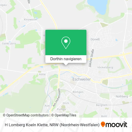 H Lomberg Koeln Klette Karte