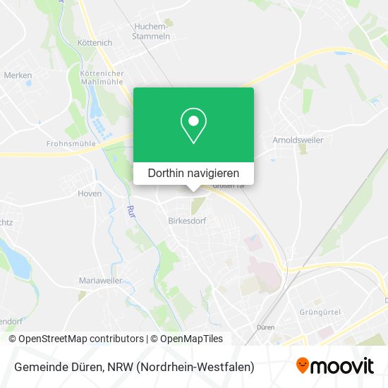 Gemeinde Düren Karte