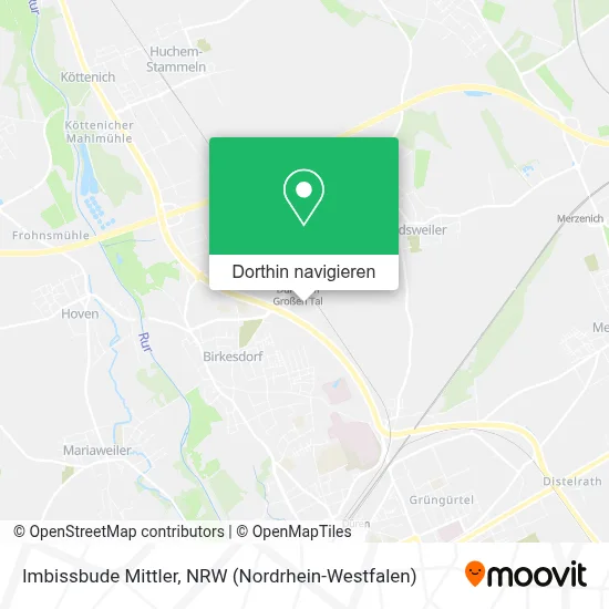 Imbissbude Mittler Karte